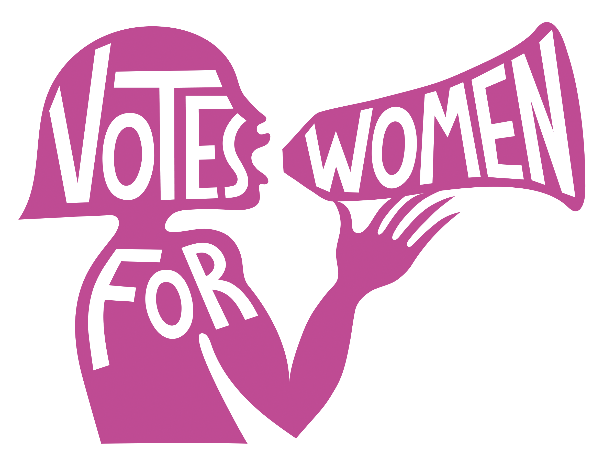 logo Votes for Women magenta