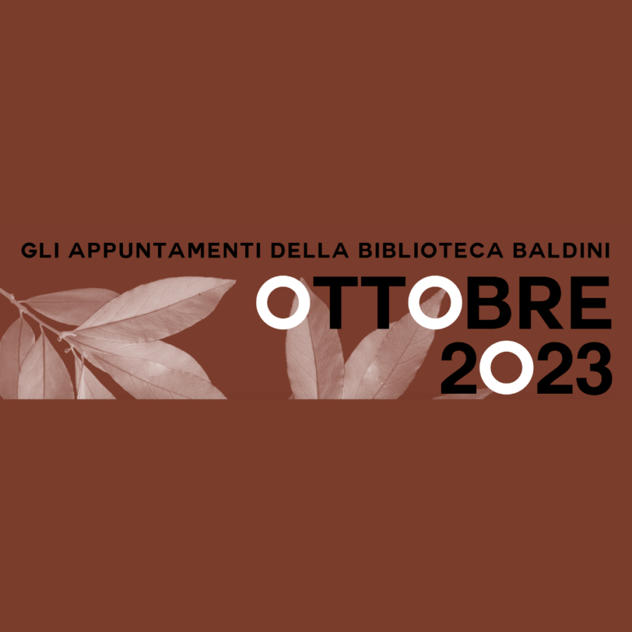 Programma eventi Biblioteca Baldini Ottobre 2023