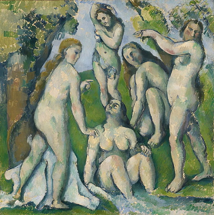 Paul Cezanne, cinque bagnanti